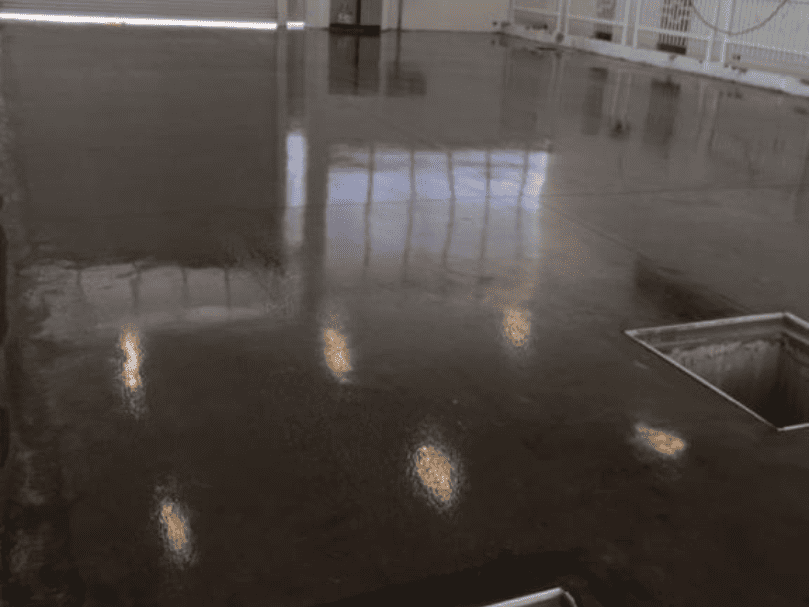 Lapidação de concreto